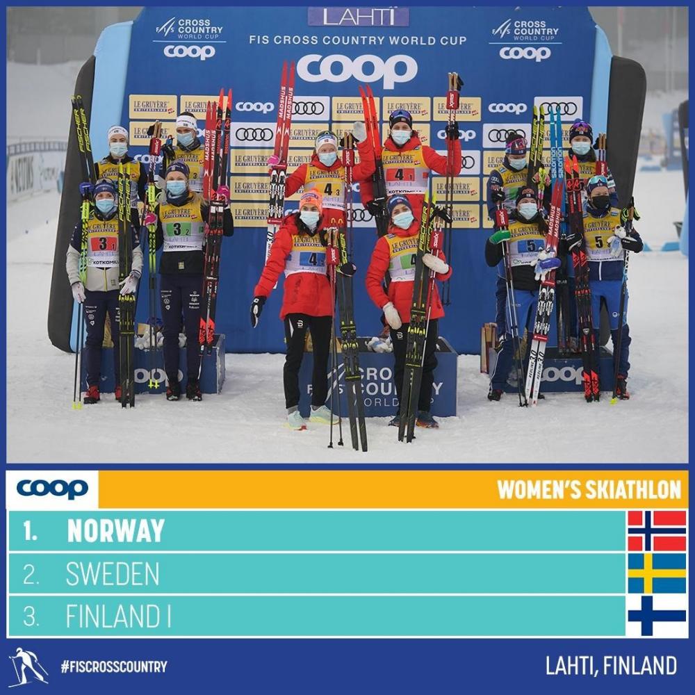 В финском Лахти завершился этап Кубка мира ФИС по лыжным гонкам