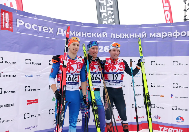 Дмитрий Баграшов – победитель XIX Дёминского лыжного марафона