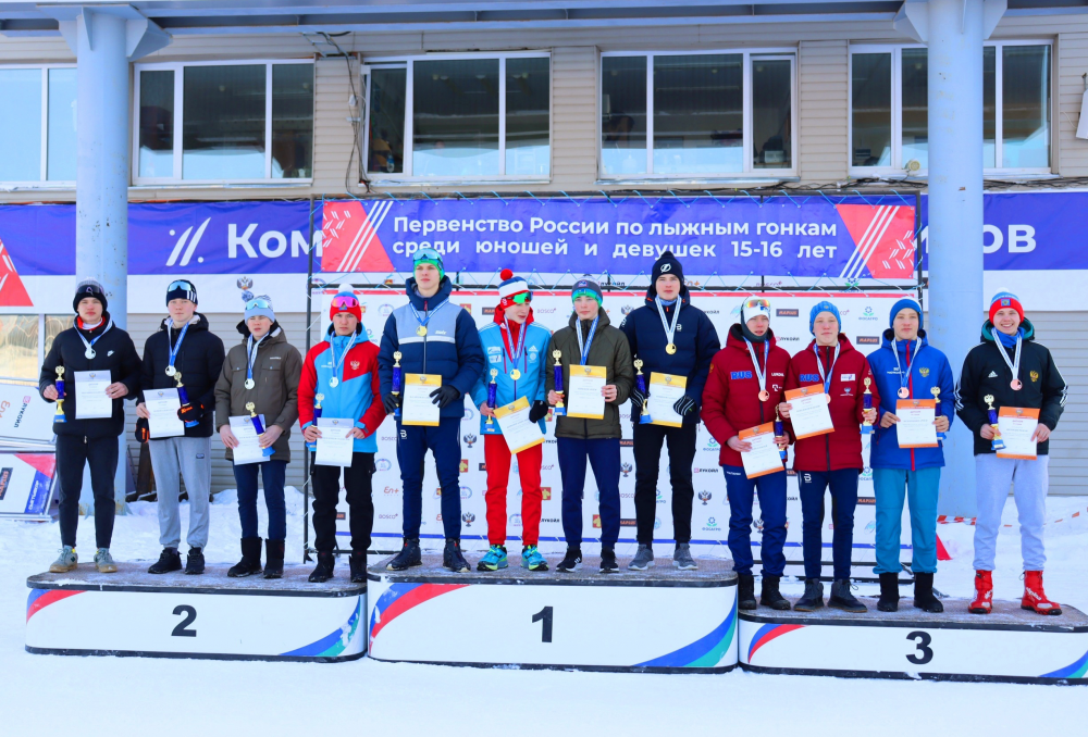 Юношеская команда Удмуртии – вторая в эстафете в Сыктывкаре