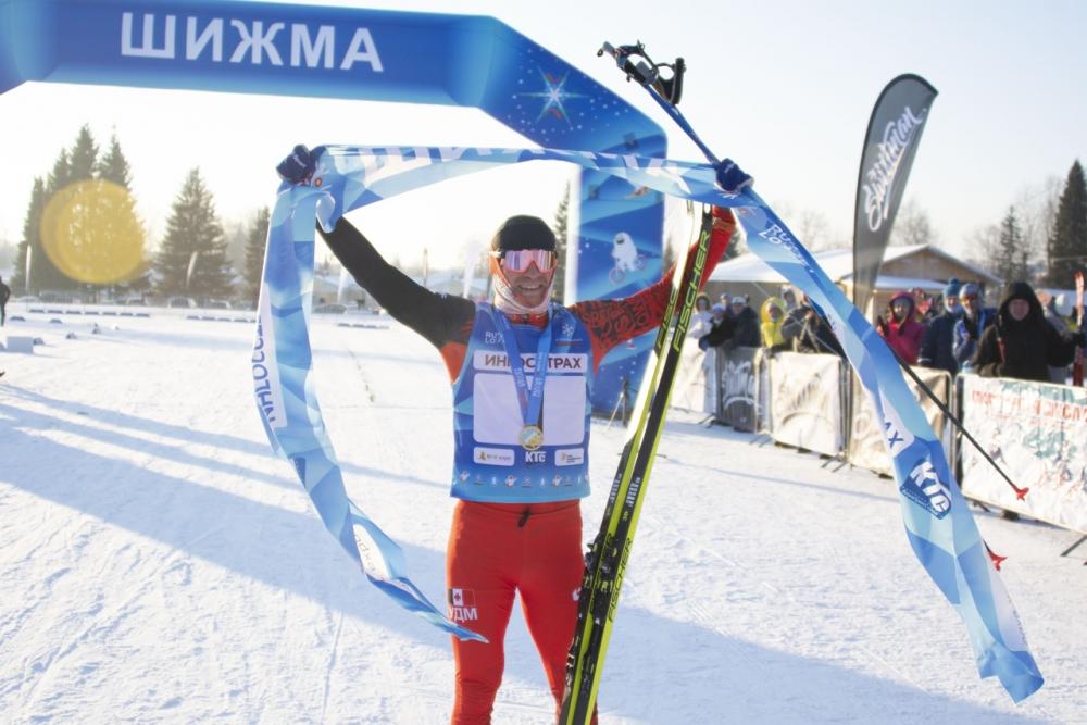 Максим Вылегжанин стал первым на 40-м лыжном марафоне «Шижма»