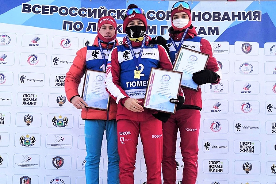 Александр Ившин - победитель масс-старта на Всероссийских соревнованиях в Тюмени