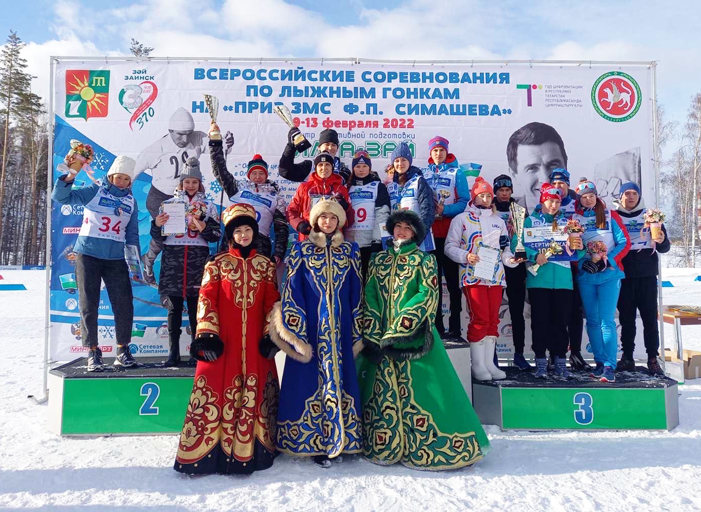 Анна Грекова и Владислав Осипов – первые в Заинске