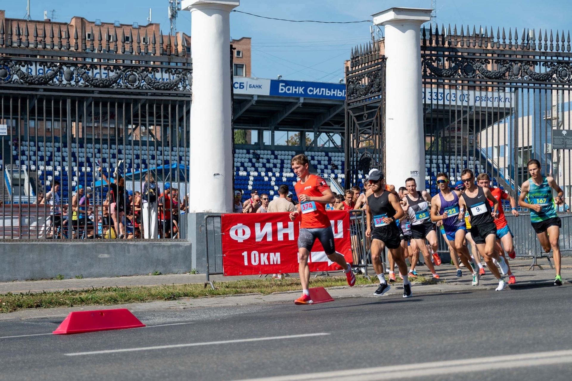 Владимир Дьяконов на старте «Динамовской мили-2022»